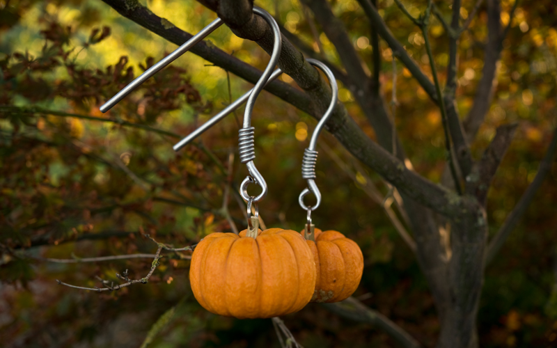 Pumpkin Earrings