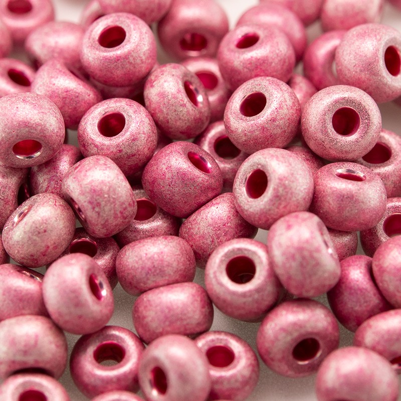 Tiny Pink Seed Beads, Pink Strawberry Ice Cream Matte Seed Beads for J