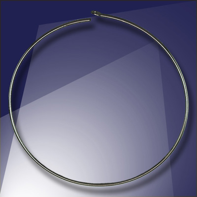 .925 Black Finish Sterling Silver Add-a-Bead 40mm diameter Hoop Earring