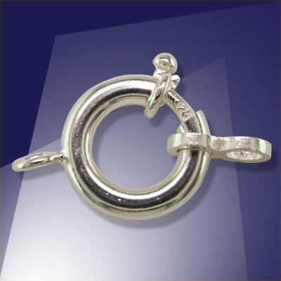 .925 Sterling Silver 14mm Jumbo Bolt Ring