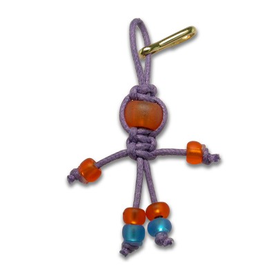 Asrai faery - Bead key ring charm