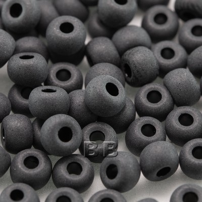 Black Matt size 5/0 seed beads - Retail system