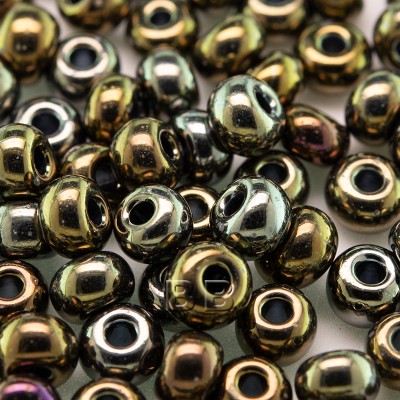 Bronze Iris Metallic size 5/0 - seed beads - Retail system