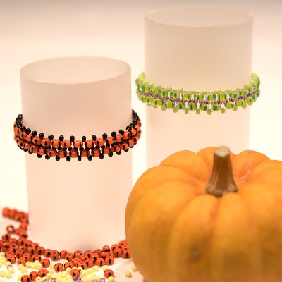 FREE Stretchy ‘Pumpkin’ and ‘Devil’s Slime’ bracelet instructions