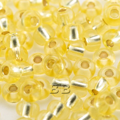 Lemon Drop silver lined size 5/0 seed beads- Retail system
