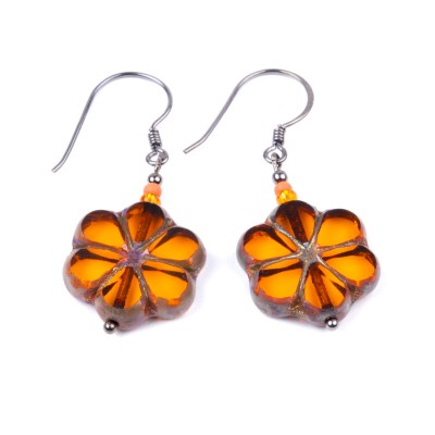 Mini Studio &ndash; Easy Florice Earrings &ndash; Free Earring Instructions