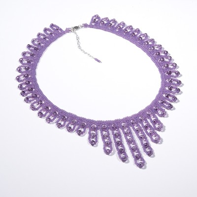 Sun Studio - Nazca Necklace - Wineberry - Bead Kit