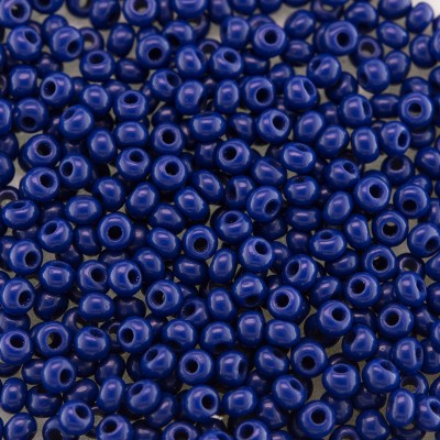 Preciosa Czech glass seed bead 11/0 Spectrum Blue opaque