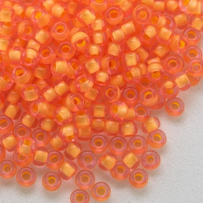 Preciosa Czech glass seed bead 11/0 Apricot Sunset