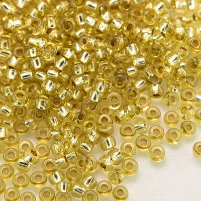 Preciosa Czech glass seed bead 11/0 Bamboo silver lined