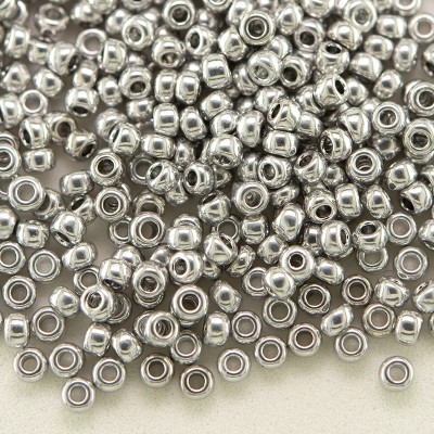 Preciosa Czech glass seed bead 11/0 Comet/Labrador Metallic