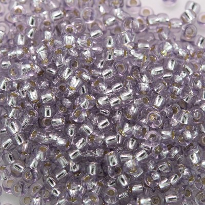 Preciosa Czech glass seed bead 11/0 Dusky Violet silver lined
