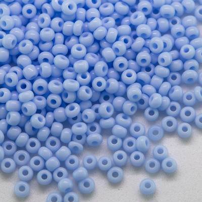 Preciosa Czech glass seed bead 11/0 Lavender Blue opaque