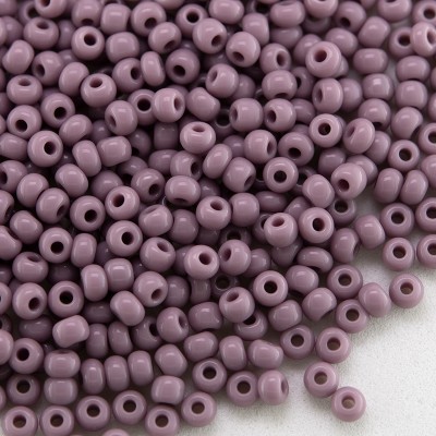Preciosa Czech glass seed bead 11/0 Mauve Shadows opaque