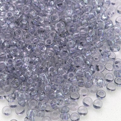 Preciosa Czech glass seed bead 11/0 transparent Smokey Mauve