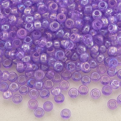 Preciosa Czech glass seed bead 11/0 Violet Rainbow