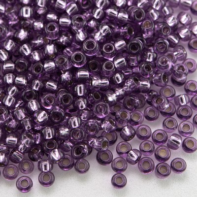 Preciosa Czech glass seed bead 11/0 Wine Berry silver lined