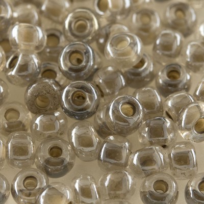 Preciosa Czech glass seed bead 5/0 Taupe colour lined