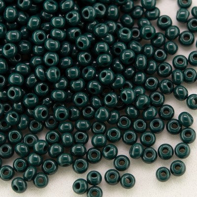 Preciosa Czech glass seed bead 11/0 Dark Green