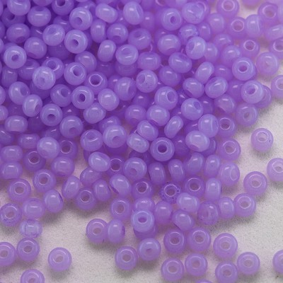 Preciosa Czech glass seed bead 11/0 Lavender Alabaster