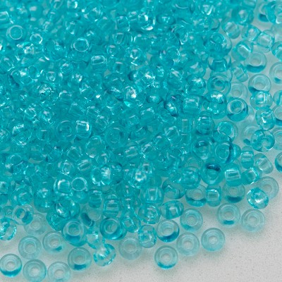 Preciosa Czech glass seed bead 11/0 transparent Turquoise