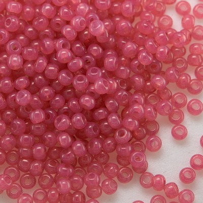Preciosa Czech glass seed bead 11/0 Desert Rose Alabaster