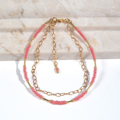 Red Czech Glass - Essence Bracelet