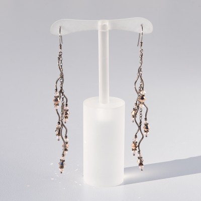 Rose gold  Spirit Crystal Earrings