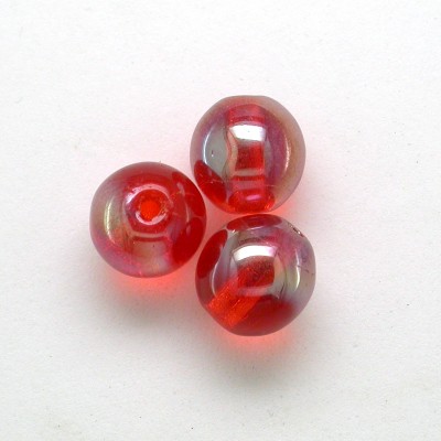 Spicy Orange 6mm round Czech glass druk beads