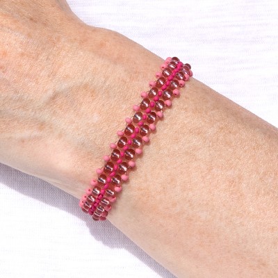 Sun Studio &ndash; Misty Rose Contour &ndash; Stretchy Bracelet Bead Kit