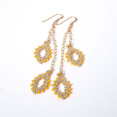 Sun Studio - Ovally - Earing Bead – Kit (.925 Gold Finish)