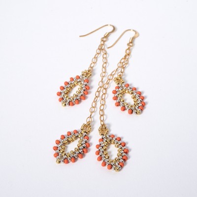 Sun Studio - Ovally - Earing Bead – Kit (.925 Gold Finish)