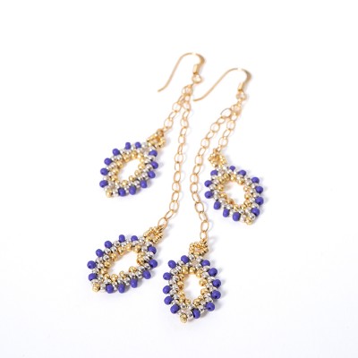 Sun Studio - Ovally - Earing Bead – Kit (.925 Gold Finish)