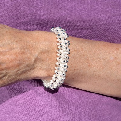 Sun Studio  – Silver Ruffle Bracelet Bead Kit - Sterling Silver