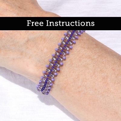 Sun Studio – Sweet Lavender Contour – Stretchy Bracelet Bead Kit