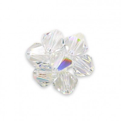 Swarovski 5328 Xilion Bead 3mm Crystal AB Bicone