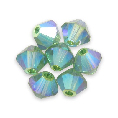 Swarovski 5328 Xilion Bead 3mm Erinite AB2x Bicone