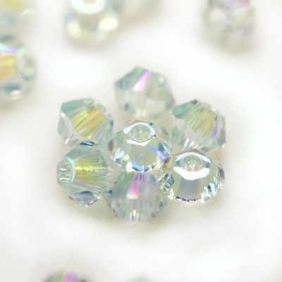 Swarovski 5328 Xilion Bead 3mm Light Azore (361) Shimmer2 Bicone.