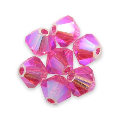 Swarovski 5328 Xilion Bead 3mm Rose AB2x Bicone