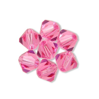 Swarovski 5328 Xilion Bead 3mm Rose Bicone