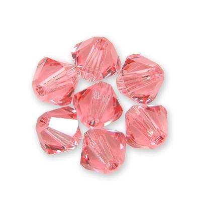 Swarovski 5328 Xilion Bead 3mm Rose Peach Bicone