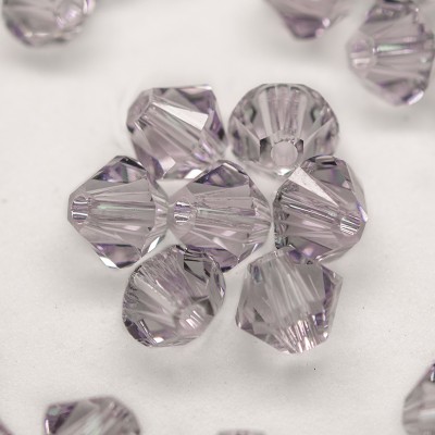 Swarovski 5328 Xilion Bead 3mm Smokey Mauve Bicone