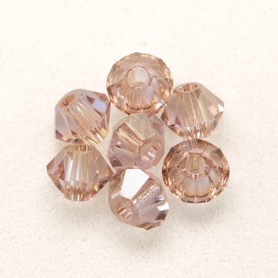 Swarovski 5328 Xilion Bead 3mm Violet Golden Shadow Bicone