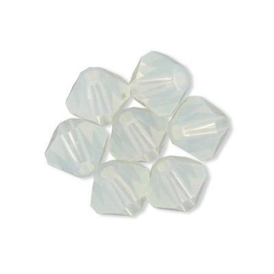 Swarovski 5328 Xilion Bead 3mm White Opal Bicone