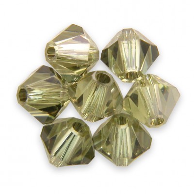 Swarovski 5328 Xilion Bead 4mm Jonquil Satin Bicone