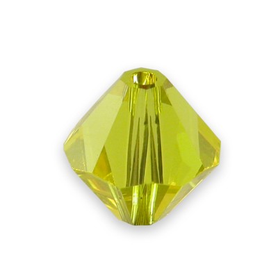 Swarovski 5328 Xilion Bead 8mm Citrine Bicone