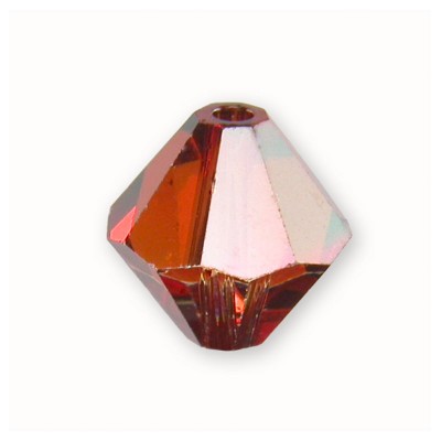 Swarovski 5328 Xilion Bead 8mm Crystal Red Magma Bicone