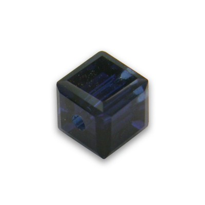 Swarovski 5601 4mm Dark Indigo Cube Bead