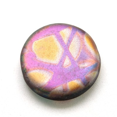 Violet Multi, cool metallic colours, warmed with rays of pink hues, creating a hot power bead!
