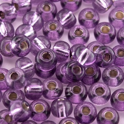 Wine Berry silver lined size 5/0 seed beads- Retail system